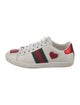 Gucci Web Accent Leather Sneakers