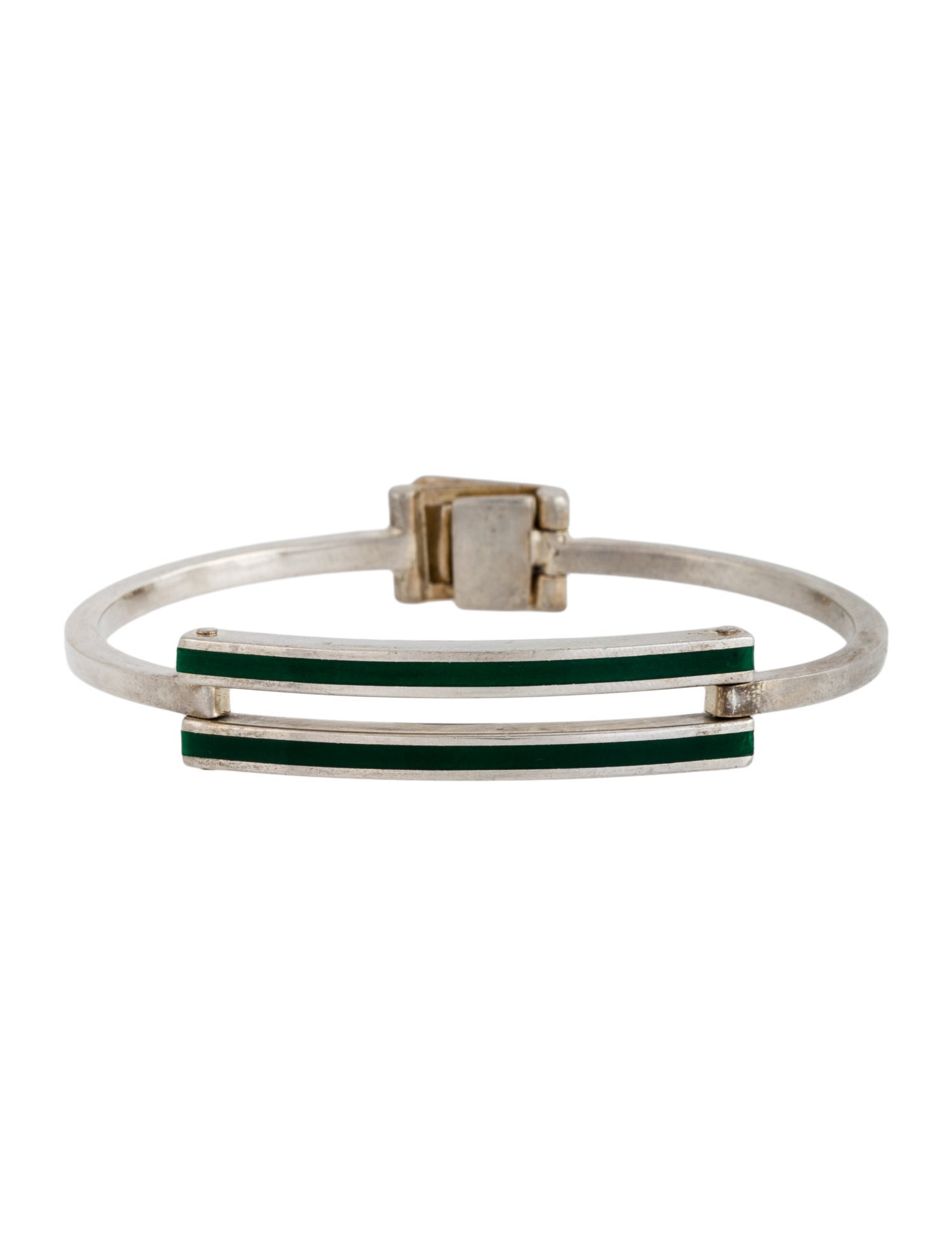 Gucci Enamel Bangle Bracelet