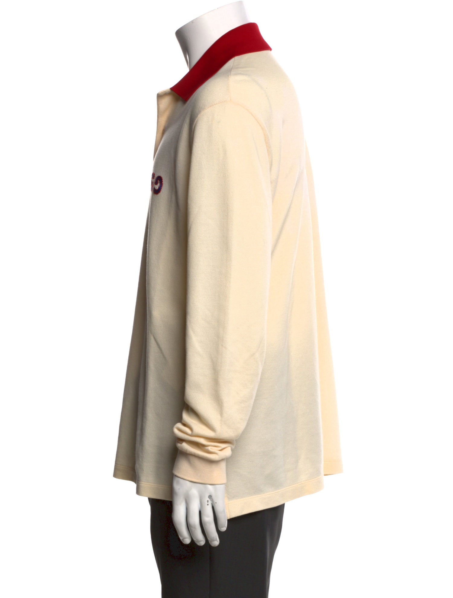 Gucci GG Logo Crew Neck Polo Shirt