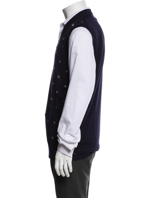 Gucci Wool Printed Sweater Vest