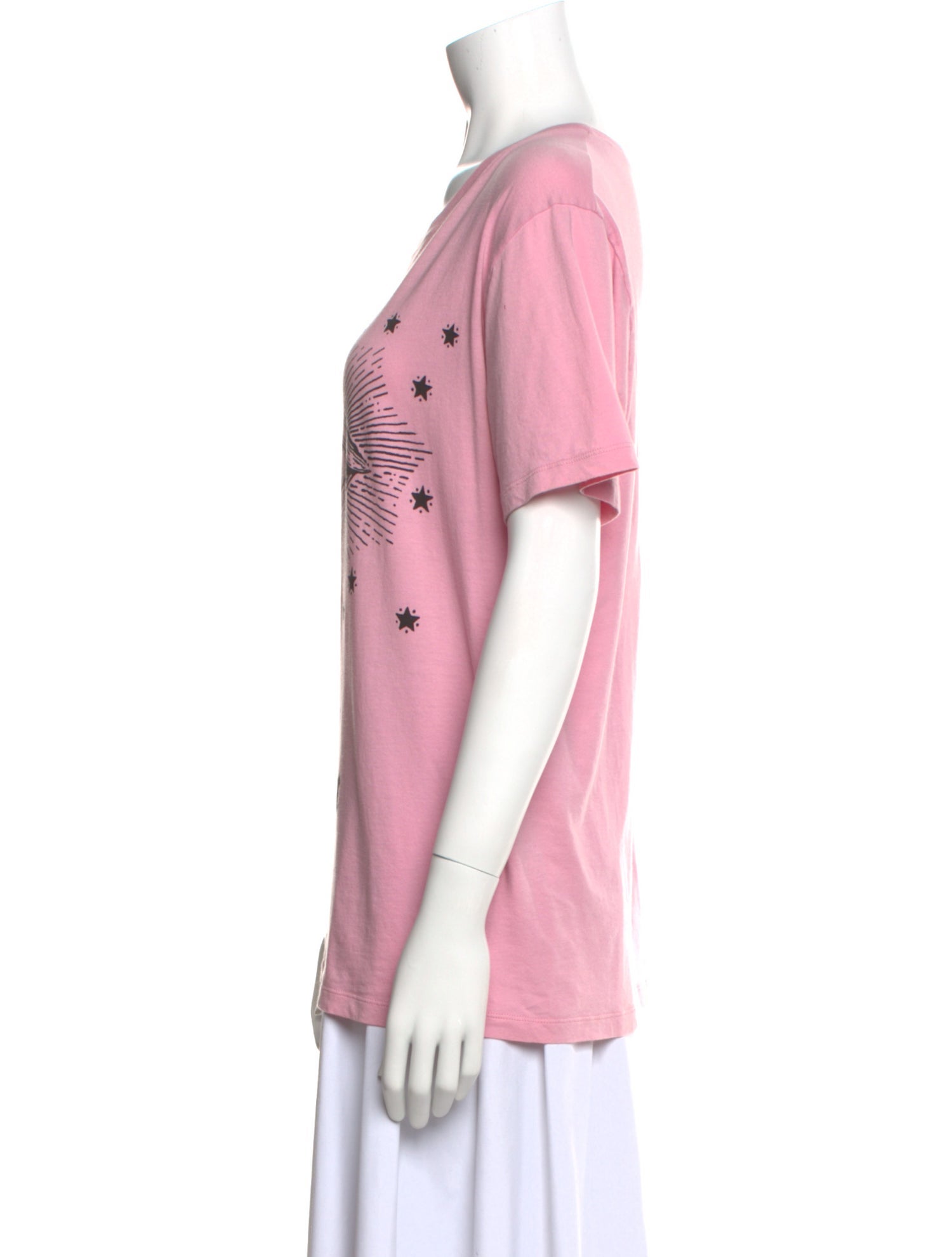 Gucci Graphic Print Crew Neck T-Shirt