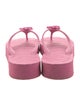 Gucci Double G Logo Rubber Flip Flops
