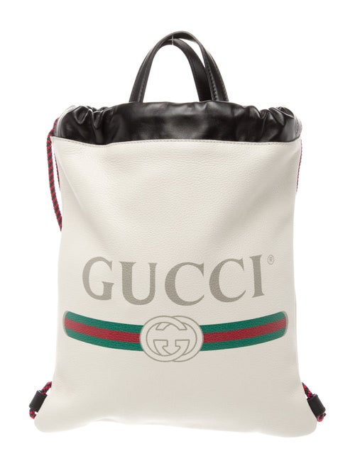 Gucci Web Logo Drawstring