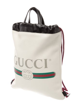 Gucci Web Logo Drawstring