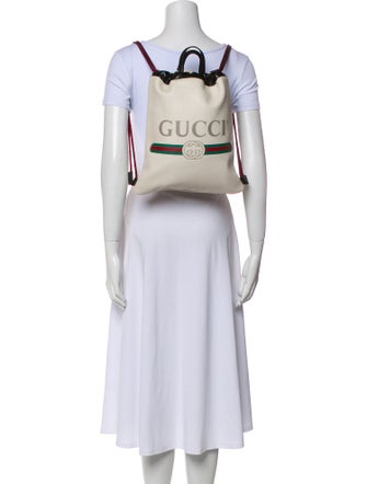 Gucci Web Logo Drawstring