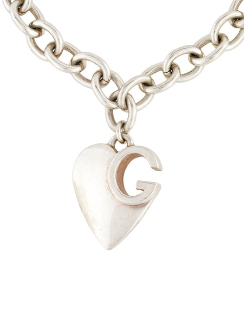 Gucci Charlotte G Heart Charm Bracelet