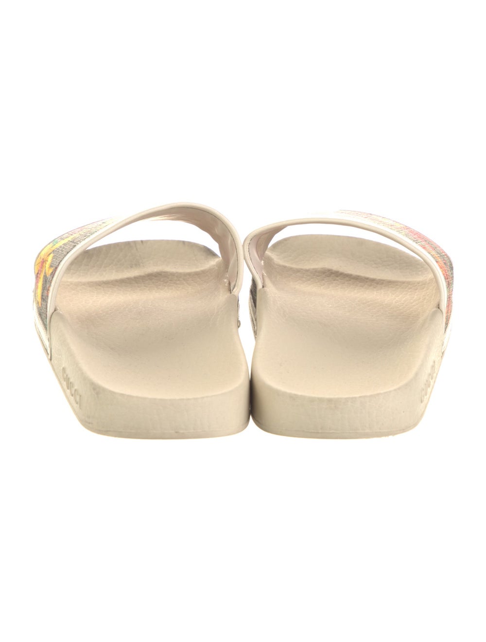 Gucci Pursuit Slides Neutrals Flora Print & GG Su… - image 4