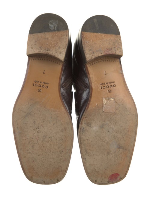 Gucci Horsebit Accent Leather Boots