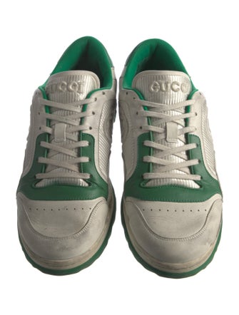 Gucci Interlocking G Logo Leather Sneakers