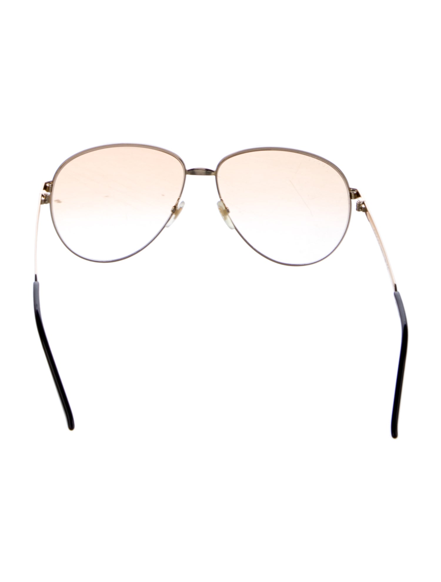 Gucci Web Accent Aviator Sunglasses