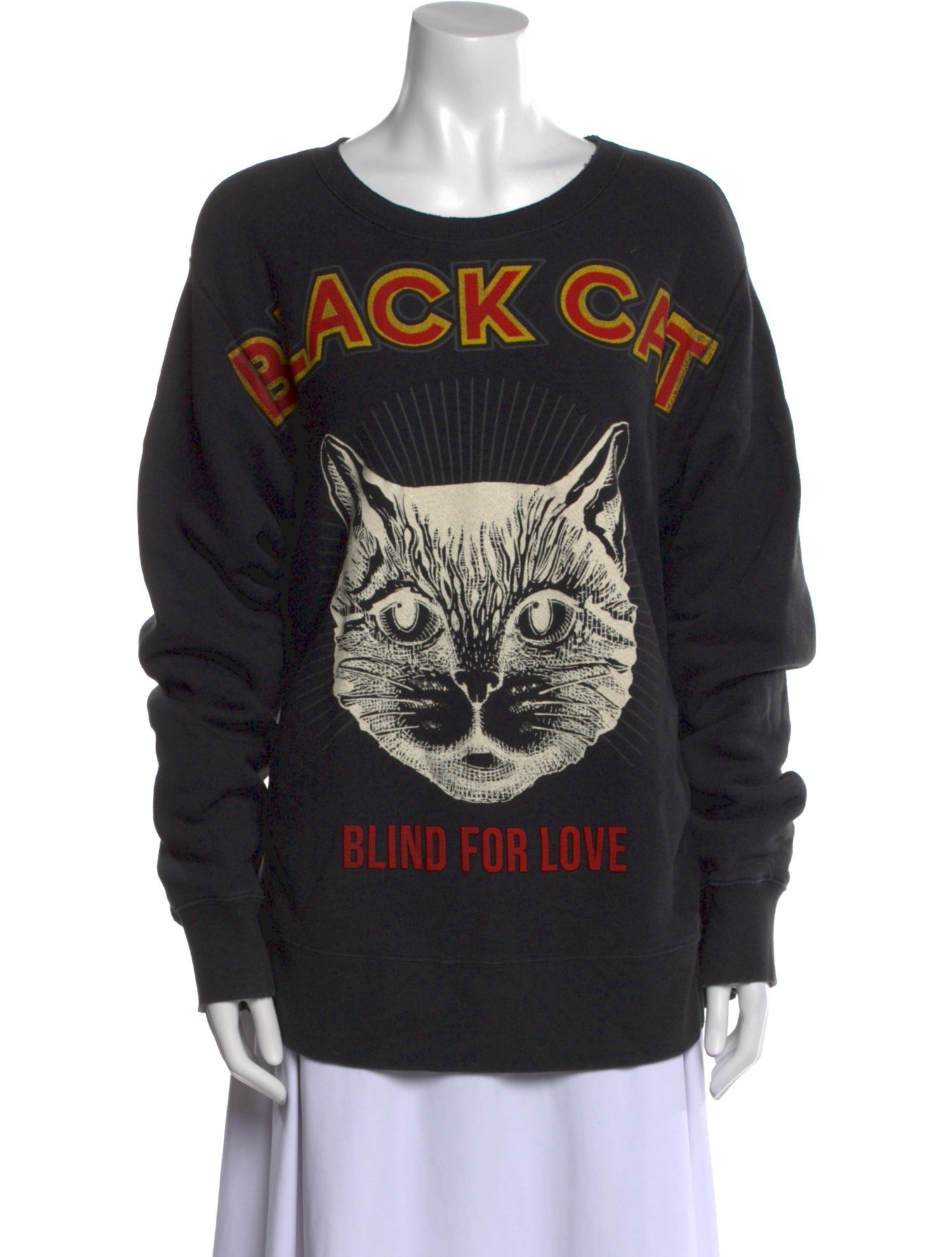 Gucci Blind for Love Graphic Print Sweatshirt