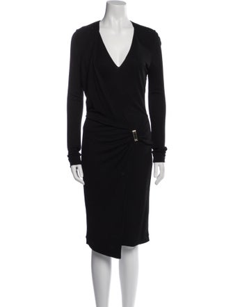Gucci V-Neck Midi Length Dress