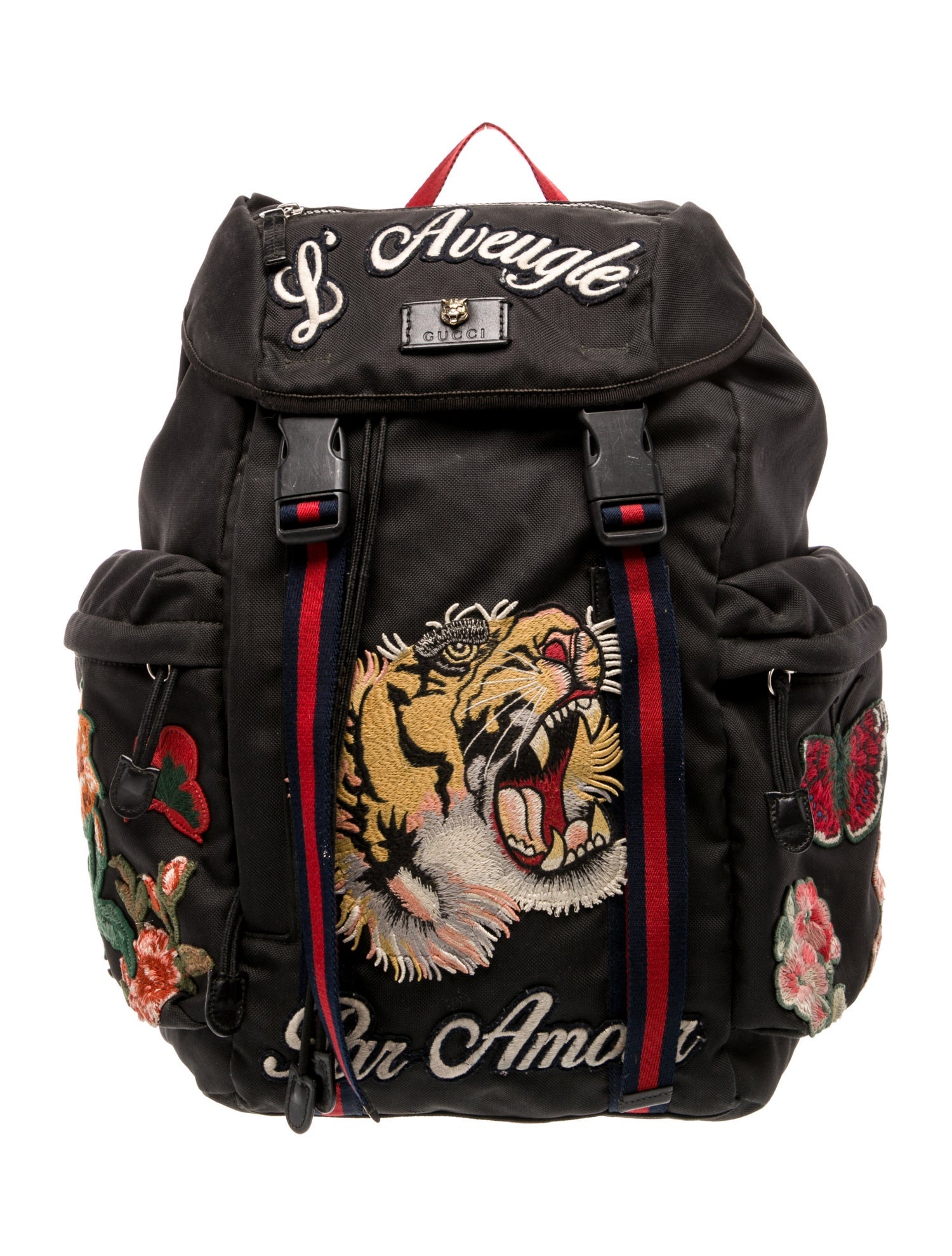 Gucci Web Backpack