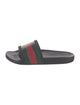 Gucci Web Accent Rubber Slides