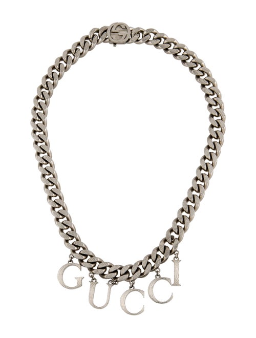 Gucci Script Choker Necklace