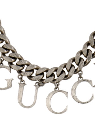 Gucci Script Choker Necklace
