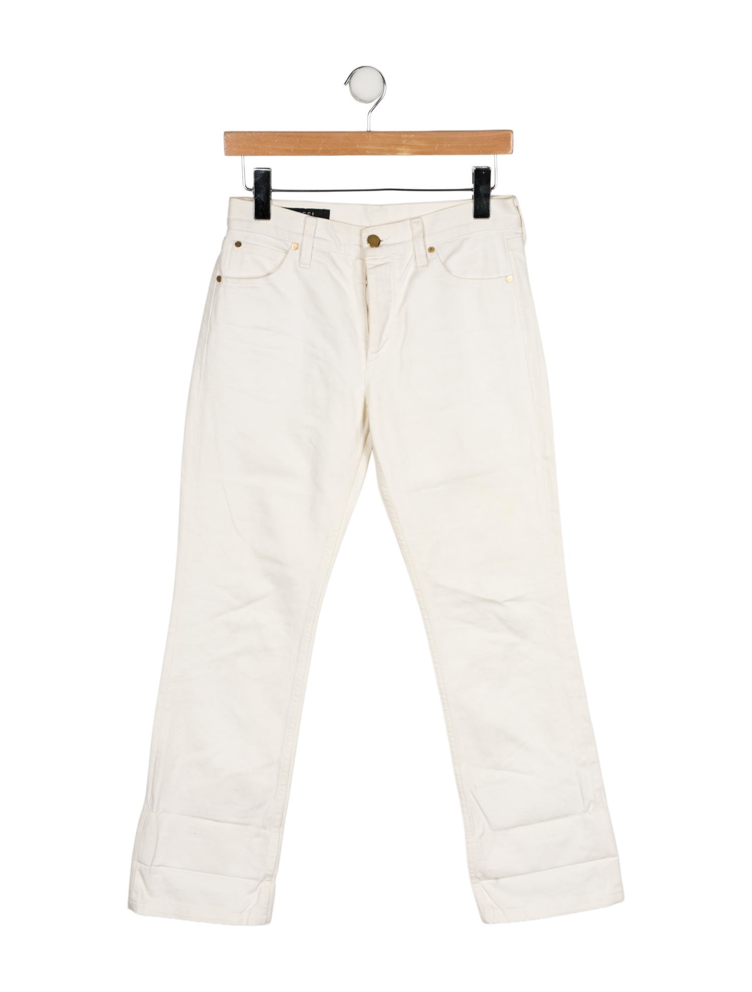 Gucci Mid-Rise Straight Leg Jeans