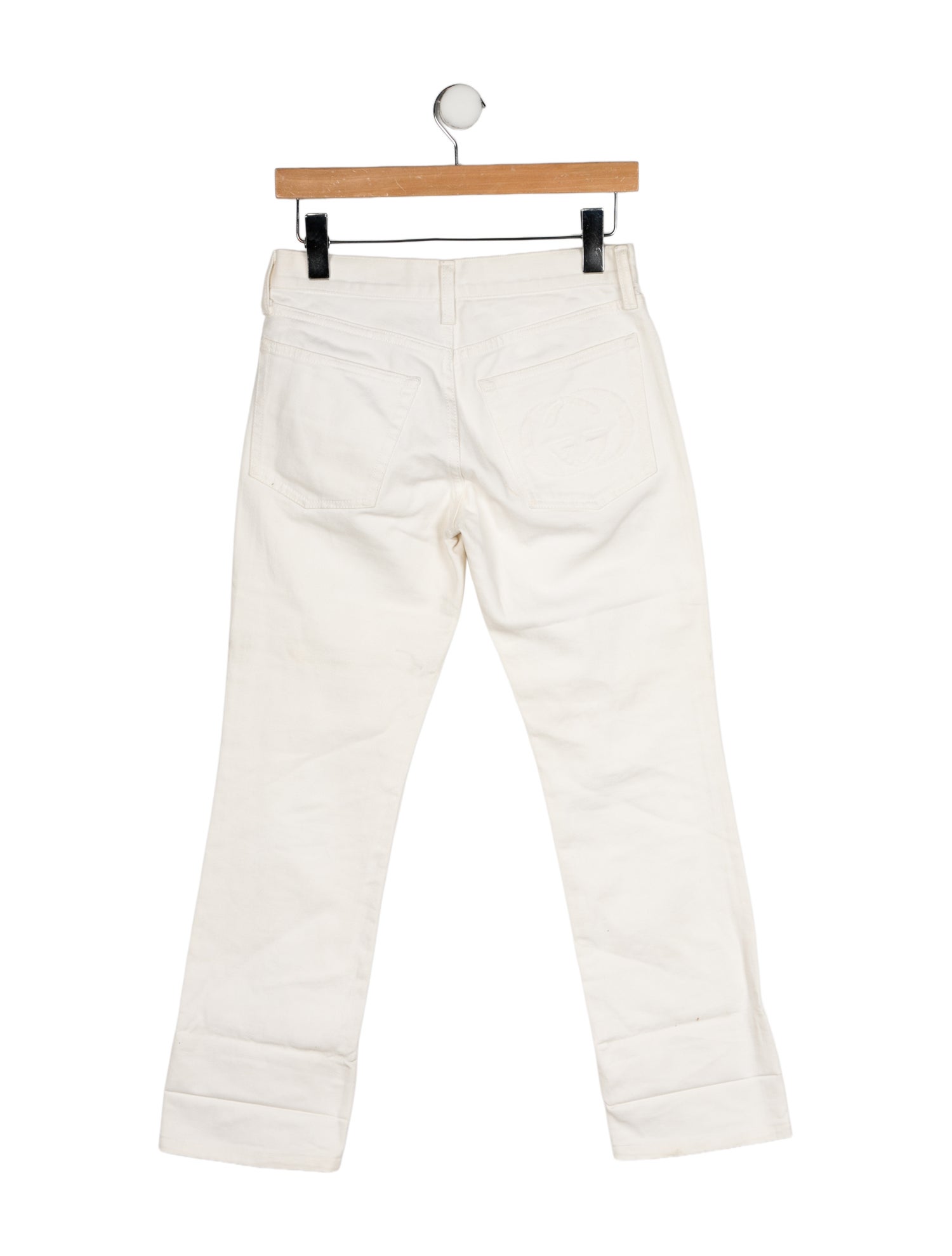 Gucci Mid-Rise Straight Leg Jeans