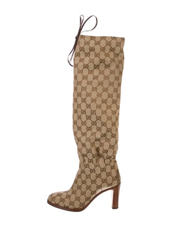 Gucci GG Canvas Canvas Boots