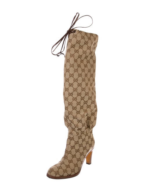 Gucci GG Canvas Canvas Boots