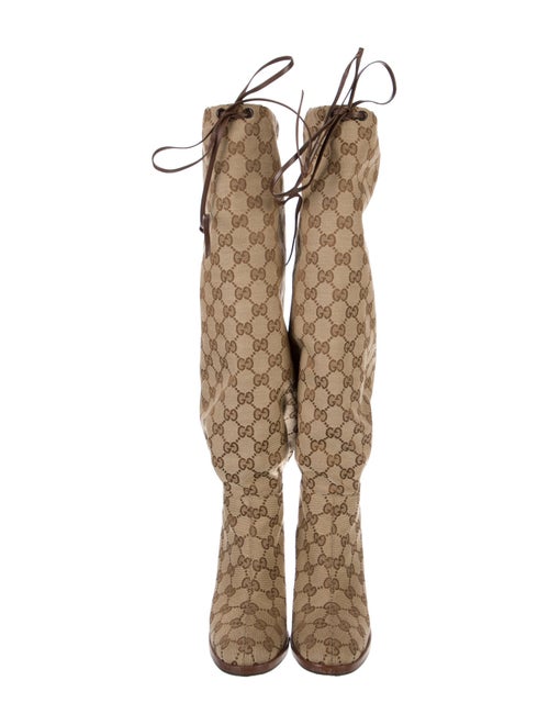 Gucci GG Canvas Canvas Boots