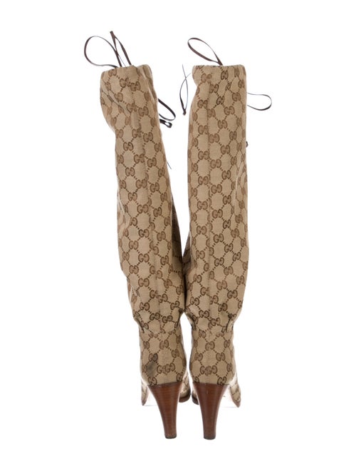 Gucci GG Canvas Canvas Boots