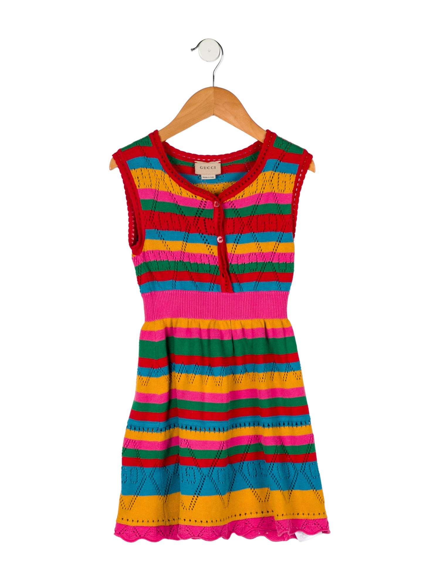 Gucci Toddler Girls' Knit Sleeveless Dress