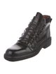 Gucci Leather Combat Boots