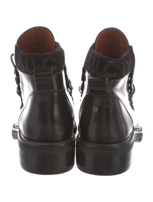 Gucci Leather Combat Boots