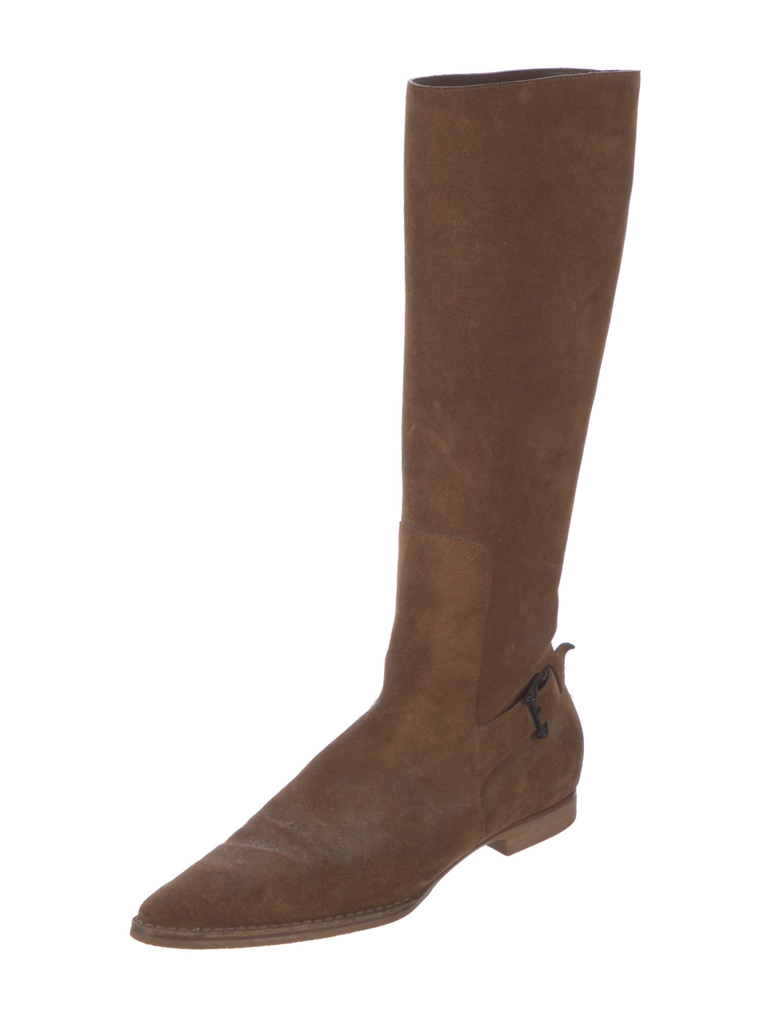 Gucci Suede Riding Boots