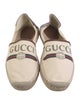 Gucci Double G Logo Canvas Espadrilles