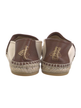 Gucci Double G Logo Canvas Espadrilles