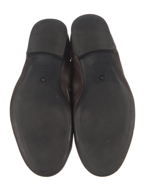 Gucci Sylvie Web Accent Leather Loafers