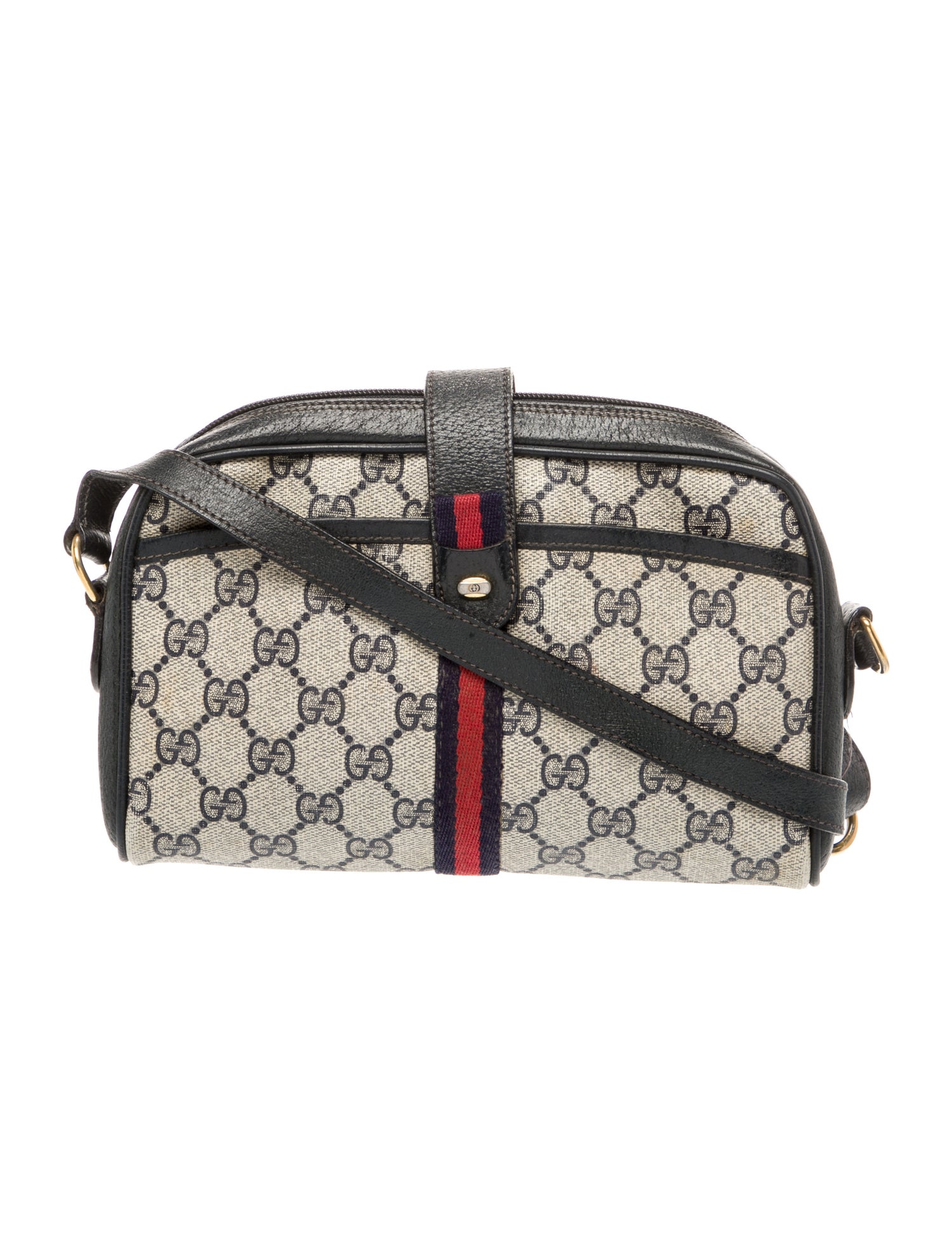 Gucci GG Plus GG Supreme Messenger Bag Vintage