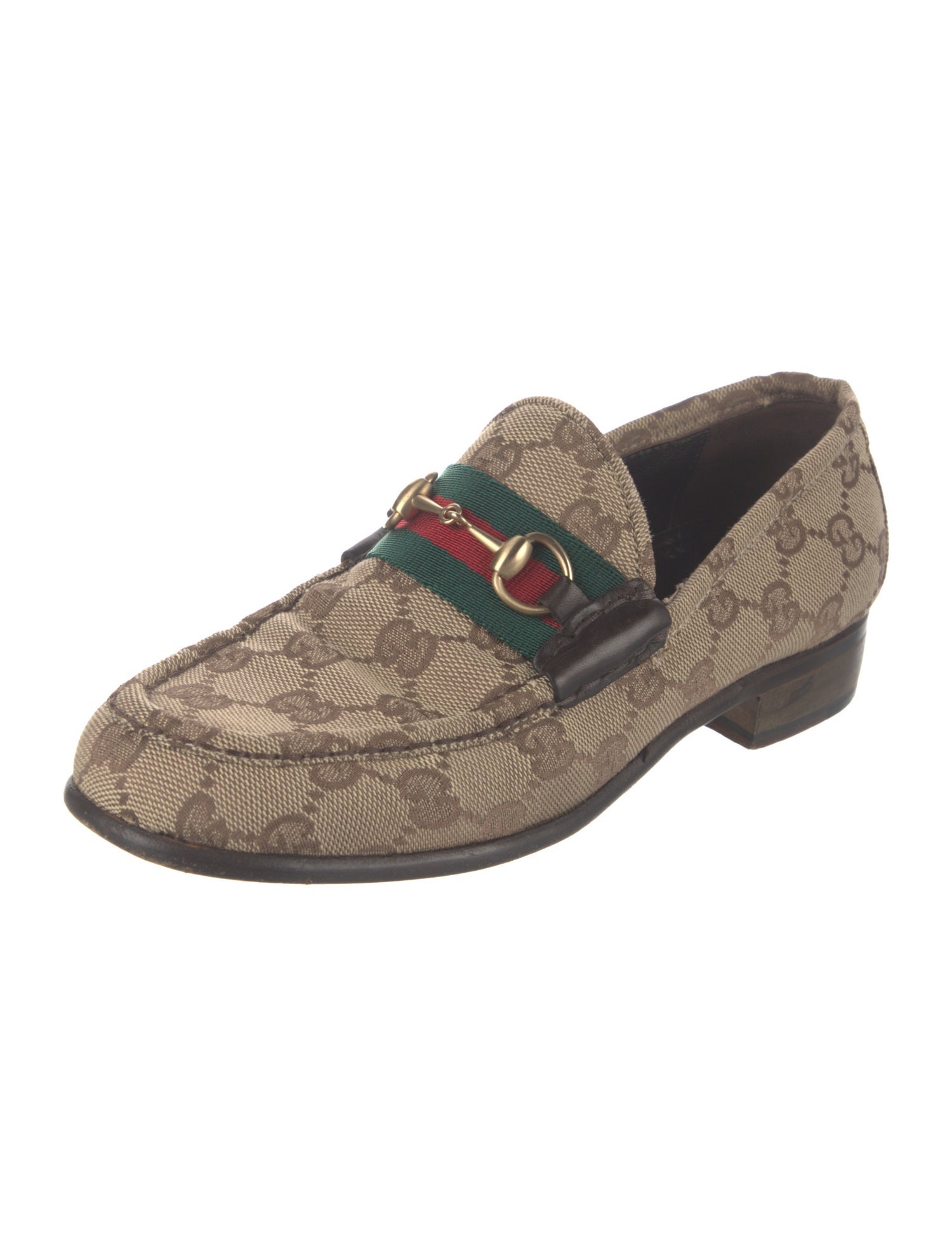 Gucci 10005108 GG Canvas Loafers