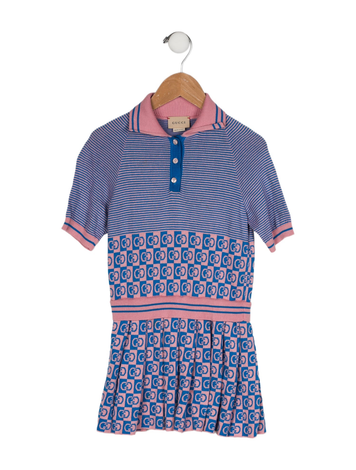Gucci Girls Pattern Print Dress