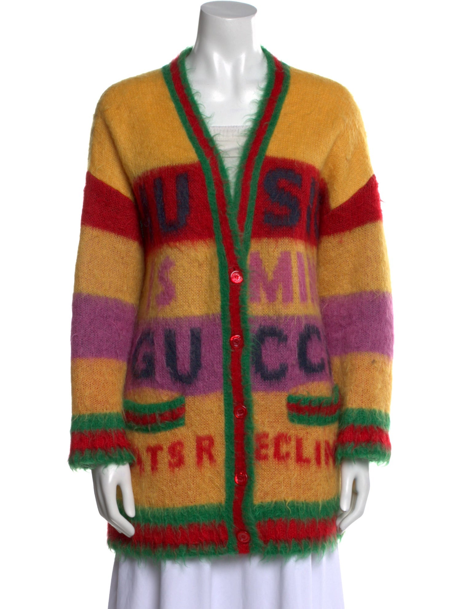 Gucci Mohair Striped Sweater