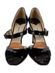 Jimmy Choo Horsebit Accent Patent Leather Sandals
