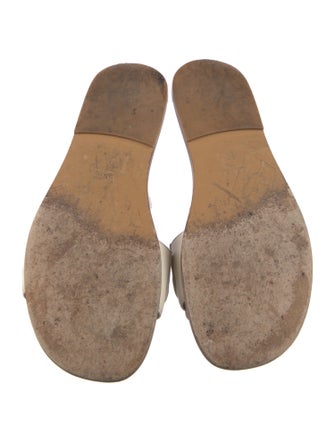 Gucci Horsebit Accent Leather Slides