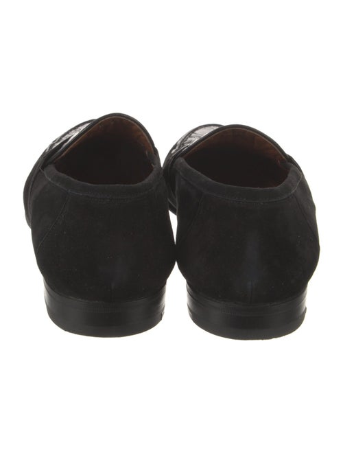 Gucci Horsebit Accent Suede Loafers