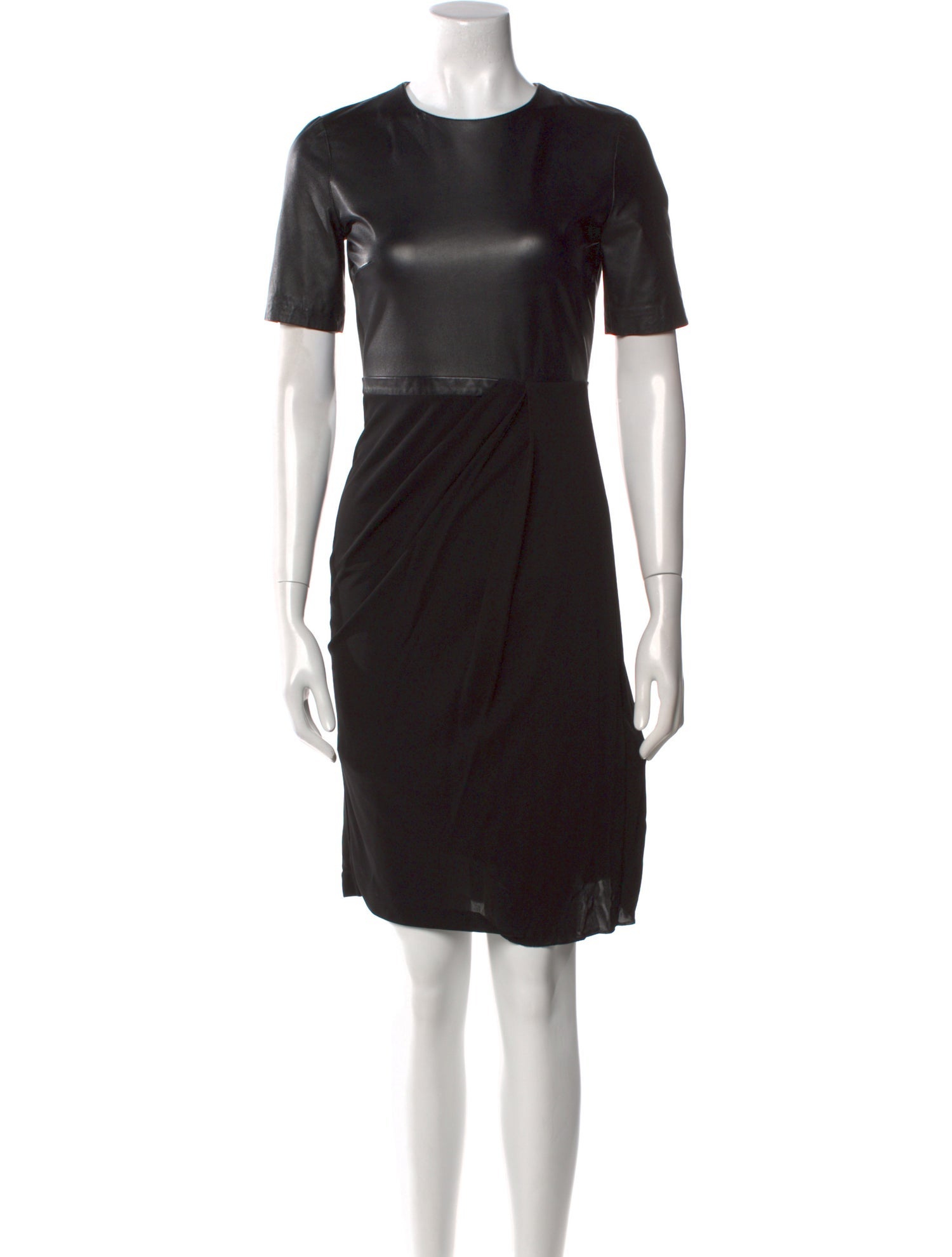 Gucci Leather Knee-Length Dress