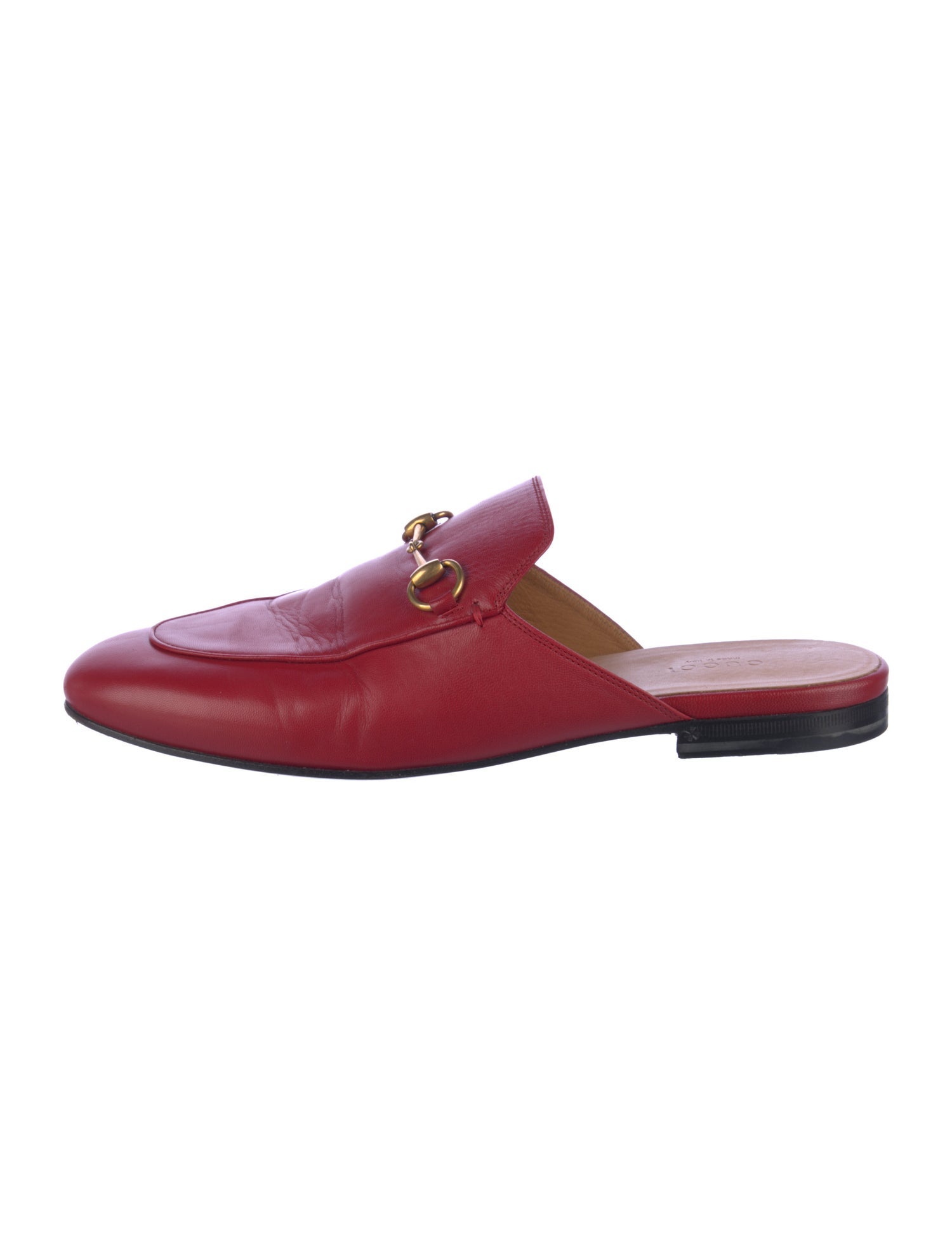 Gucci Horsebit Accent Leather Mules