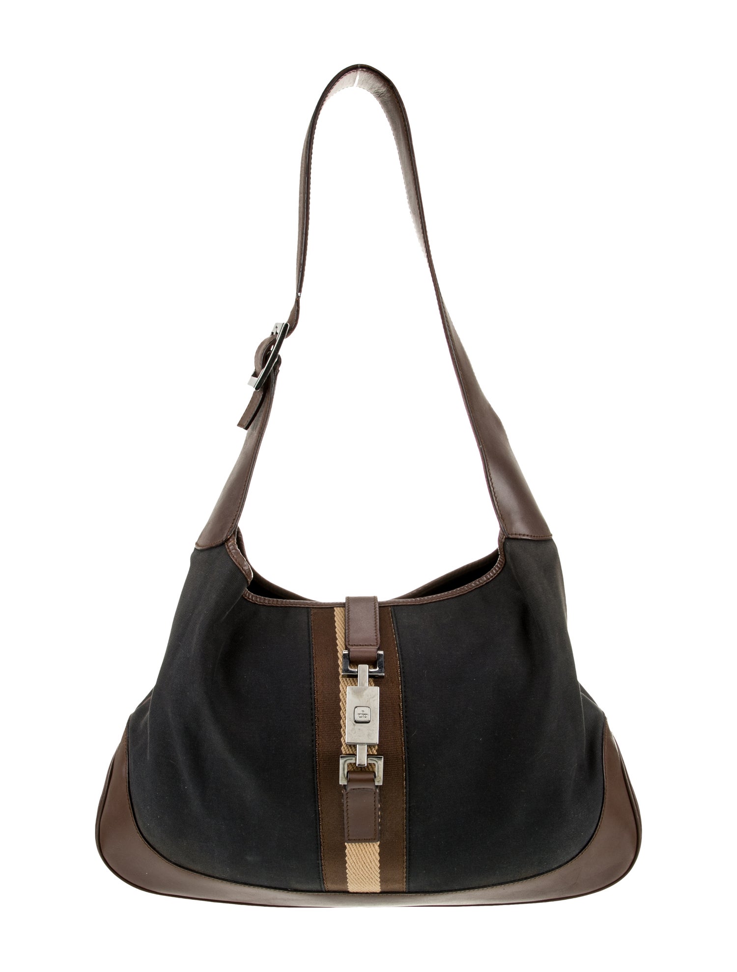 Gucci Web Jackie Large Vintage