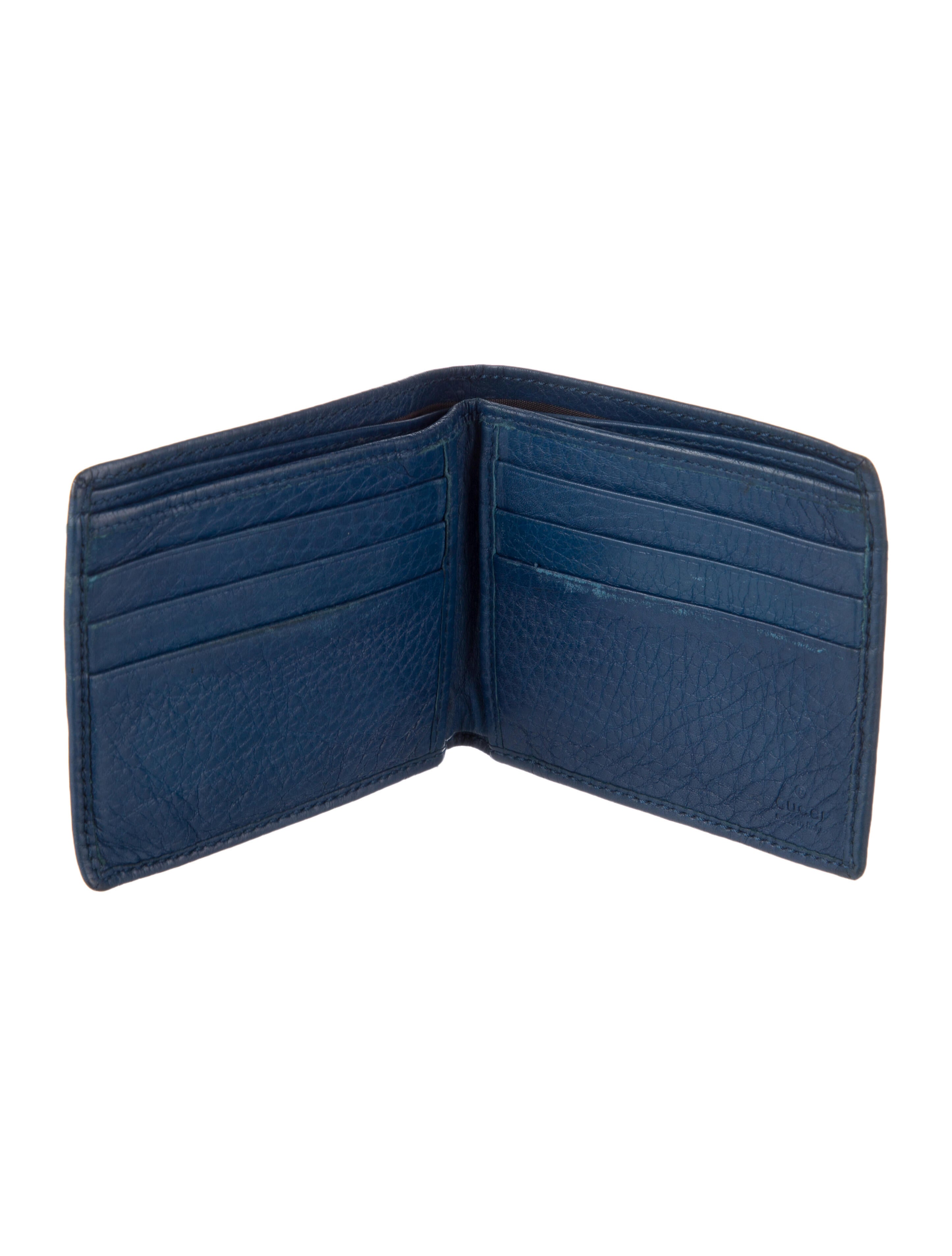 Gucci Interlocking G Logo Leather Bifold Wallet