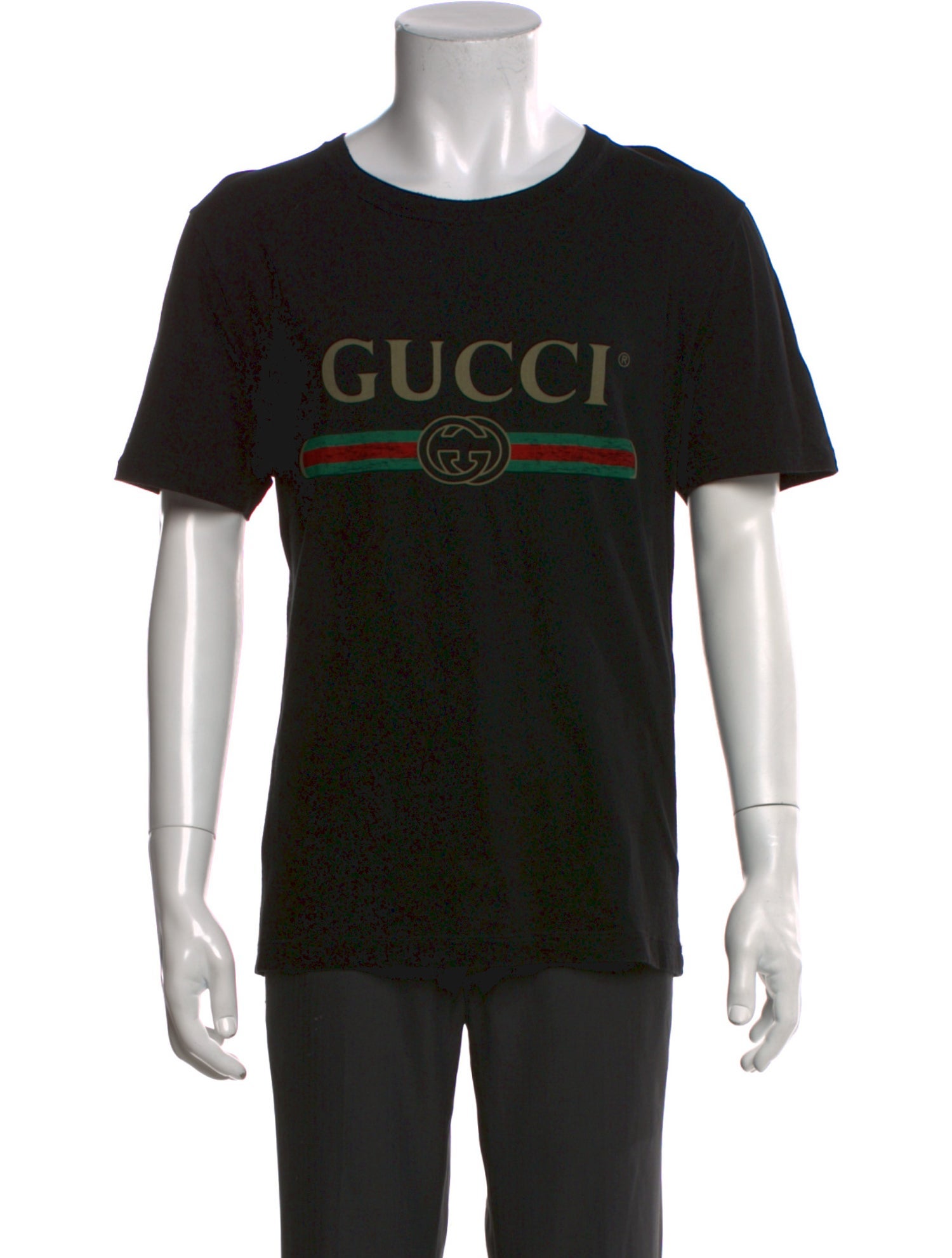 Gucci Web Accent Crew Neck T-Shirt