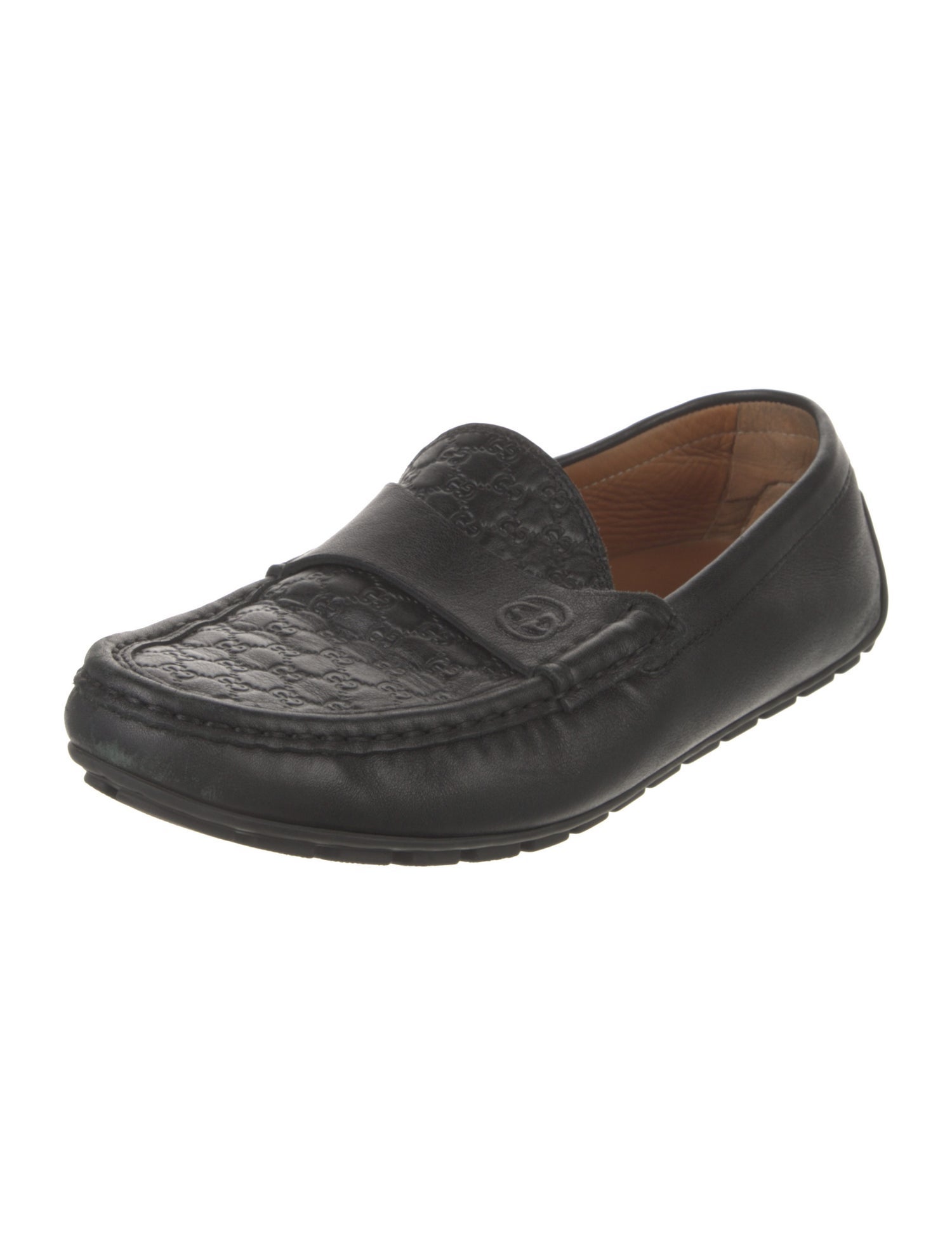 Gucci Guccissima Microguccissima Pattern Loafers