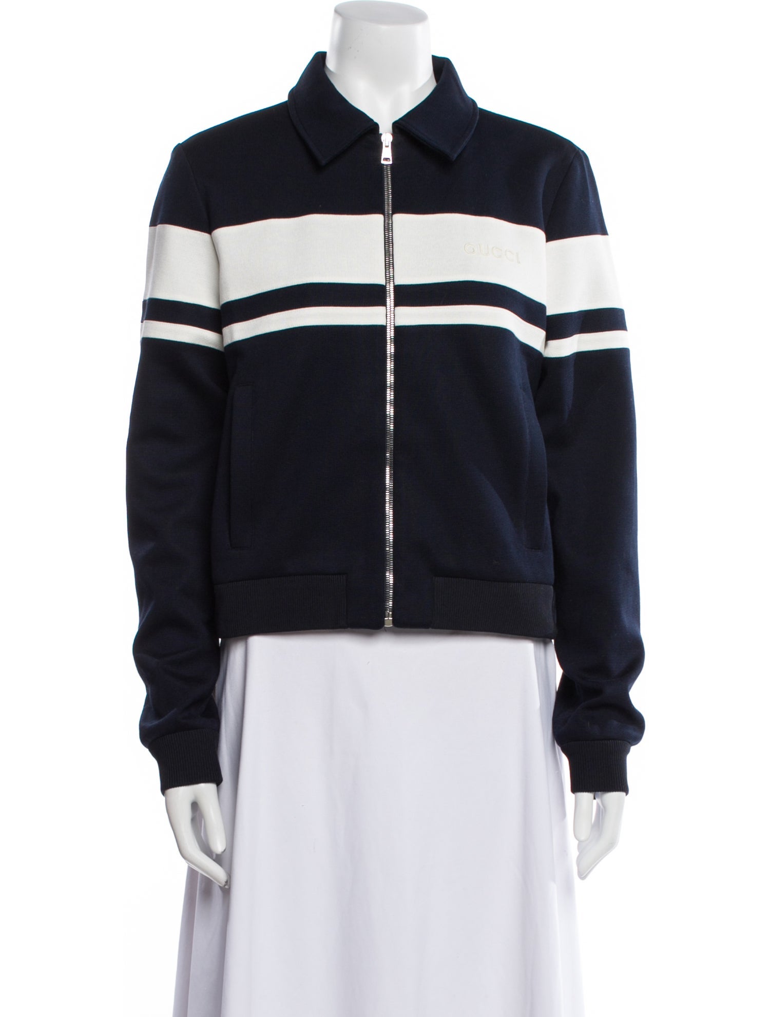 Gucci 2025 Striped Denim Jacket w/ Tags