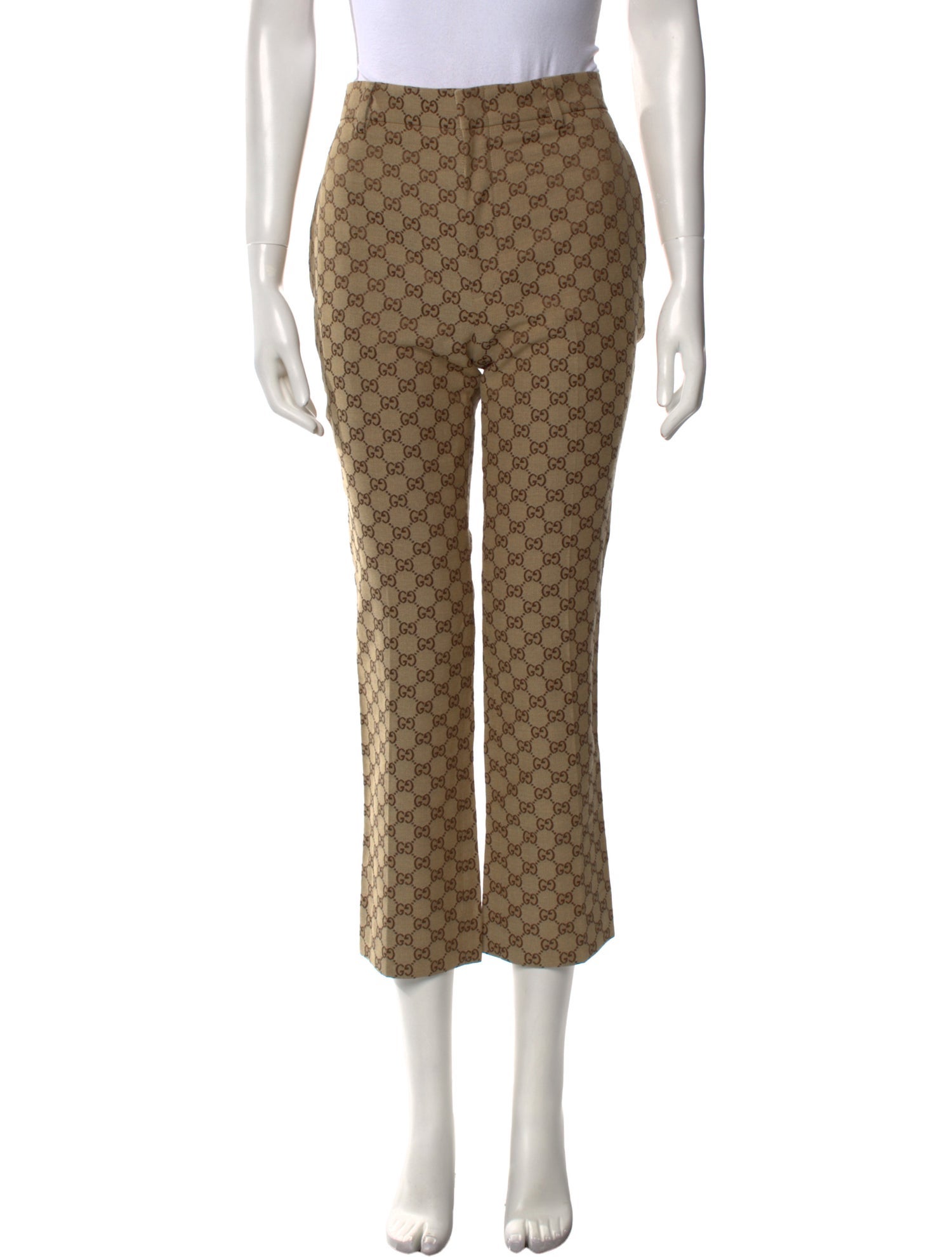 Gucci Printed Straight Leg Pants