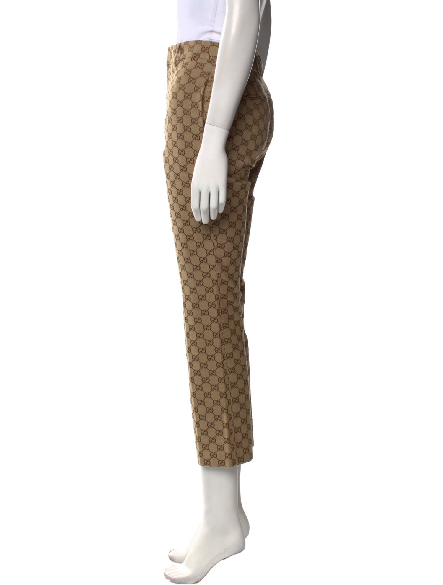 Gucci Printed Straight Leg Pants