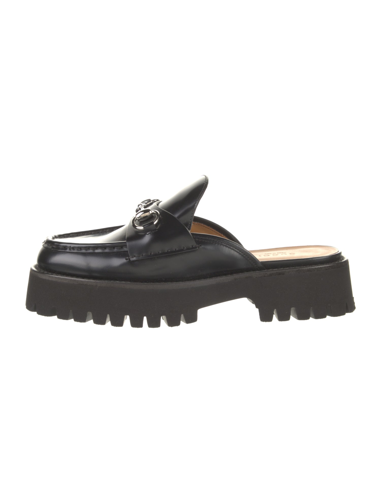 Gucci Horsebit Accent Leather Mules